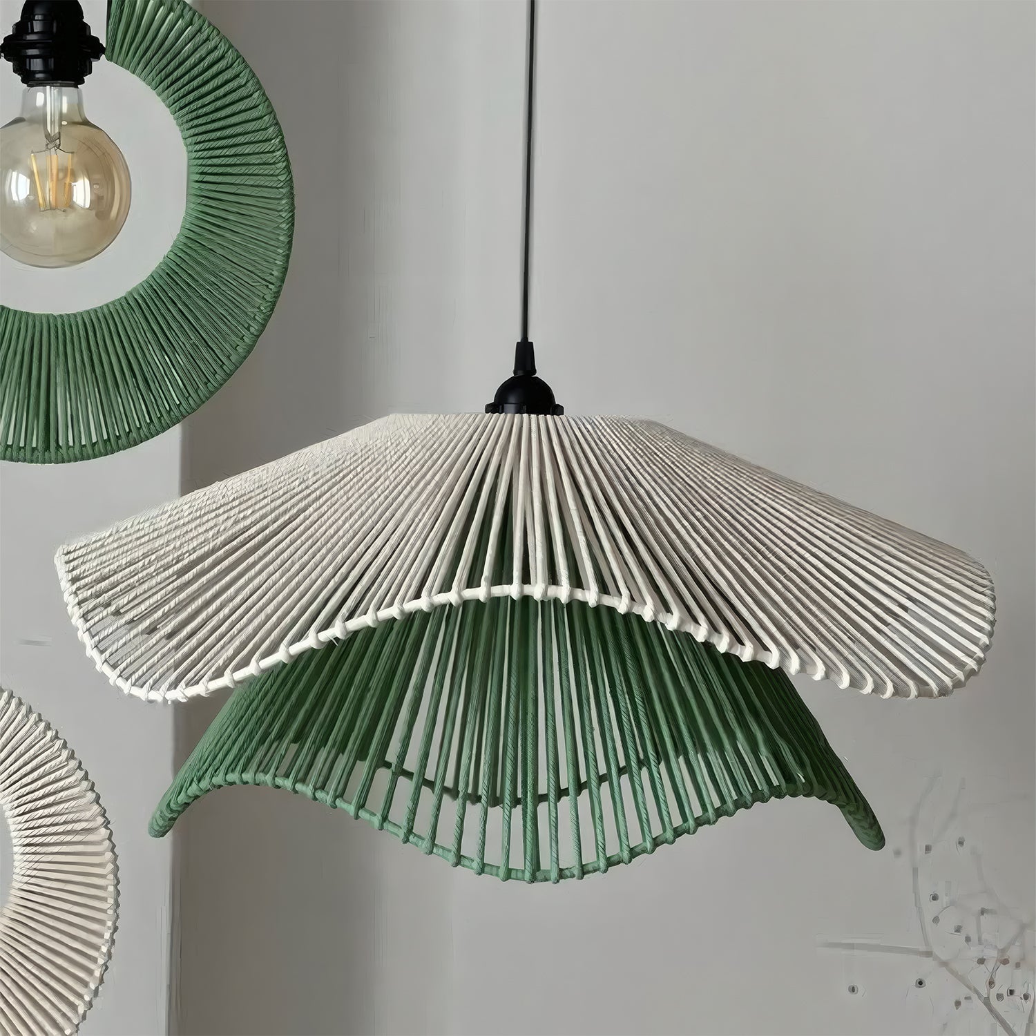 Luna Aura Jute Hanging Light